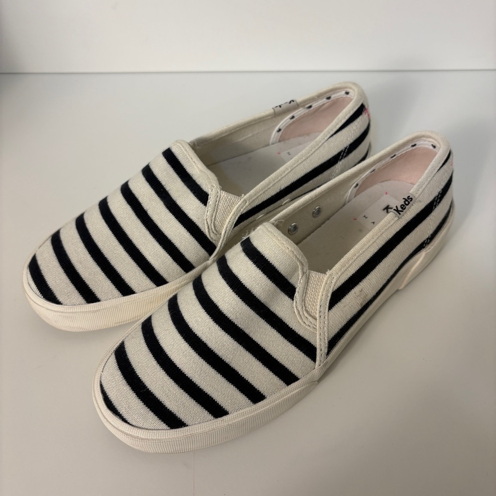KEDS x HATCH Double Decker Bateau Stripe Slip On Sneakers